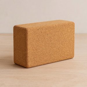 Cork Yoga Brick Natural Sustainable Support for Yoga and Pilates