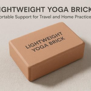 Lightweight Yoga Brick Portable Support for Travel and Home Practice