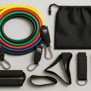 Complete Resistance Bands Kit with Door Anchor and Accessories