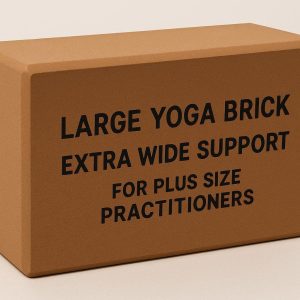 Large Yoga Brick Extra Wide Support for Plus Size Practitioners