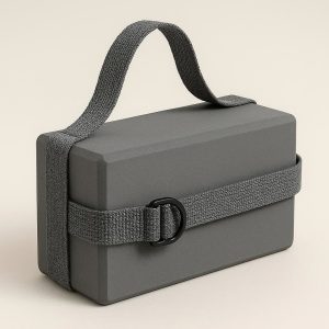 Yoga Block with Carrying Strap Portable Support for Yoga and Fitness