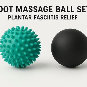 Foot Massage Ball Set Two Balls for Plantar Fasciitis Relief