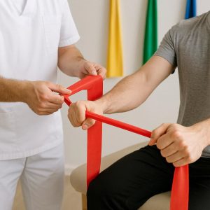 Physical Therapy Resistance Bands for Rehabilitation Exercises