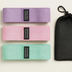 5 Fabric Resistance Bands Set for Comfortable Strength Training